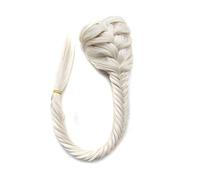 Chignon per Capelli Estensioni dei capelli a coda di cavallo a treccia a lisca di pesce da 20 pollici Panino sintetico con pettine for capelli con coulisse Coda di cavallo intrecciata a coda di cavall