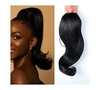 Chignon per Capelli Estensioni dei capelli a coda di cavallo Capelli umani brasiliani 12-18 pollici Coda di coda di cavallo deformata Parrucca con coulisse Coda di cavallo Barrette Chignon per Capelli