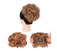 Chignon per Capelli Extension for capelli ricci disordinati con parrucche for pettini elastici facili da allungare nelle estensioni dei a coda di cavallo for le donne