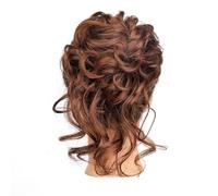Chignon per capelli, Fasce for capelli soffici e anti-arricciamento for uno styling raccolto senza sforzo Chignon per capelli Pezzo per capelli(Brown)