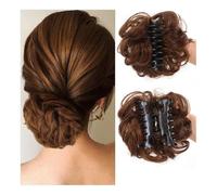 Chignon per capelli, Fermaglio for chignon sicuro for donna - Volumizzante for chignon e accessorio for feste Creatori di Chignon per capelli(Brown)