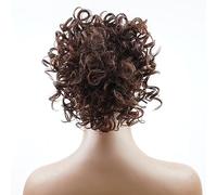 Chignon per Capelli Parrucca alla moda da donna Panino for capelli ricci soffici Pettine for capelli ricci corti Testa a sfera Coda di cavallo Estensione dei capelli Panino for capelli sintetici Chign