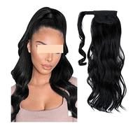 Chignon per Capelli Parrucca di estensione del panino riccio disordinato Coda di cavallo ondulata Pompadour Cavo di prolunga della coda di cavallo Estensioni dei capelli Clip arricciate Panino sinteti