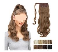 Chignon per Capelli Parrucca di estensione del panino riccio disordinato Coda di cavallo ondulata Pompadour Cavo di prolunga della coda di cavallo Estensioni dei capelli Clip arricciate Panino sinteti