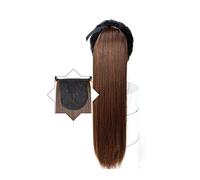 Chignon per Capelli Parrucca for capelli lisci allungati con coda di cavallo lunga 22 "con coulisse for capelli sintetici for l'uso quotidiano delle donne Chignon per Capelli (Color : 02, Size : 22i