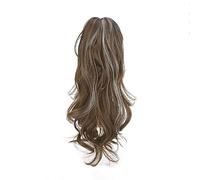 Chignon per Capelli Parrucca for crocchia di capelli sintetici Capelli lunghi femminili Tinti di colore Coda di cavallo Treccia Dolce Fresco Artiglio Clip Stile Chignon for capelli a coda di cavallo a