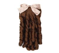 Chignon per Capelli Parrucca riccia da principessa Parrucca Cheongsam alla moda da donna Stile retrò Coda di cavallo Estensione dei capelli Pettine riccio Panino for capelli ricci Chignon per Capelli