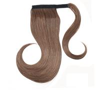Chignon per Capelli Pettine for capelli a coda di cavallo avvolgente sintetico elasticizzato da 18 pollici Estensioni for capelli lisci a coda di cavallo Panino for capelli for donna Chignon per Capel