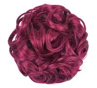 Chignon per Donna 1pc Disordinato Bun Fetta di Capelli Sintetici Ricci Chignon Coda Cavallo Estensioni Dei Elastico Bungee Legami for L'uso Quotidiano