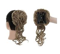 Chignon per donna Chignon sintetico con artiglio Chignon per donna, Chignon riccio disordinato Pezzi Clip in coda di cavallo Estensioni dei capelli Soffici coda di cavallo falsa naturale Posticci Ch