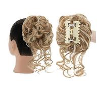 Chignon per donna Chignon sintetico con artiglio Chignon per donna, Chignon riccio disordinato Pezzi Clip in coda di cavallo Estensioni dei capelli Soffici coda di cavallo falsa naturale Posticci Ch