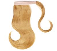 Chignon Pettine for capelli a coda di cavallo avvolgente sintetico elasticizzato da 18 pollici Estensioni for capelli lisci a coda di cavallo Panino for capelli for donna Pezzo di chignon(27)