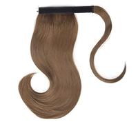 Chignon Pettine for capelli a coda di cavallo avvolgente sintetico elasticizzato da 18 pollici Estensioni for capelli lisci a coda di cavallo Panino for capelli for donna Panino(12)