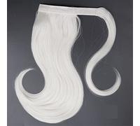 Chignon Pettine for capelli a coda di cavallo avvolgente sintetico elasticizzato da 18 pollici Estensioni for capelli lisci a coda di cavallo Panino for capelli for donna Panino(60)