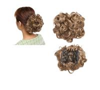 Chignon Pettine sintetico grande con clip nell'estensione dei capelli ricci Chignon Pezzi di capelli Donna Updo Cover Parrucchino Estensione Chignon Posticci Chignon(12H24)