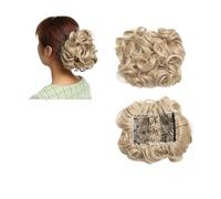 Chignon Pettine sintetico grande con clip nell'estensione dei capelli ricci Chignon Pezzi di capelli Donna Updo Cover Parrucchino Estensione Chignon Pezzi di chignon per donna(Color:16P613)