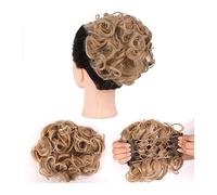 Chignon Pettini Clip nelle estensioni della coda di cavallo for le donne Estensioni dei capelli ricci disordinati Chignon Updo Parrucchino Chignon Capelli facili da allungare Chignon per capelli da do