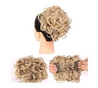Chignon Pettini Clip nelle estensioni della coda di cavallo for le donne Estensioni dei capelli ricci disordinati Chignon Updo Parrucchino Chignon Capelli facili da allungare Chignon per capelli da do