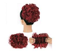 Chignon Pettini Clip nelle estensioni della coda di cavallo for le donne Estensioni dei capelli ricci disordinati Chignon Updo Parrucchino Chignon Capelli facili da allungare Chignon per capelli da do