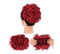 Chignon Pettini Clip nelle estensioni della coda di cavallo for le donne Estensioni dei capelli ricci disordinati Chignon Updo Parrucchino Chignon Capelli facili da allungare Chignon per capelli da do
