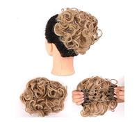 Chignon Pettini Clip nelle estensioni della coda di cavallo for le donne Estensioni dei capelli ricci disordinati Chignon Updo Parrucchino Chignon Capelli facili da allungare Chignon per capelli da do