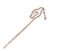 Chignon Pin Hair, Bastoncini for capelli, Bacchette for capelli, 1 pezzo di bastoncini for capelli for chignon, Bacchette for capelli con perle finte, eleganti forcine for capelli, bacchette classiche