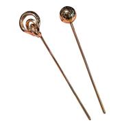 Chignon Pin Hair, Bastoncini for Capelli, Bacchette for Capelli, 2 Pezzi Bastoncini for Capelli in Metallo Bacchette for Capelli Cinesi for Chignon, Mollette for Capelli alla Moda for Capelli Spessi E
