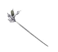 Chignon Pin Hair, Bastoncini for capelli, Bacchette for capelli, Bastoncini for capelli in argento, Bacchette decorative for capelli in giada imitazione magnolia, Forcine for capelli vintage, Bacchett