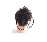 Chignon Riccio Disordinato Per Capelli Sintetici Da Donna Con Fascia Elastica Scrunchies Extension Updos Posticci Avvolgere Coda Di Cavallo SW205-4