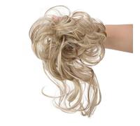 Chignon Riccio Disordinato Per Capelli Sintetici Da Donna Con Fascia Elastica Scrunchies Extension Updos Posticci Avvolgere Coda Di Cavallo AM41-18H613