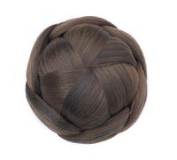 Chignon sintetico con capelli finti, chignon con chignon biondo spettinato, chignon con chignon raccolto(D)