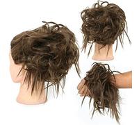 Chignon sintetico Scrunchies disordinati Fascia elastica Parrucchino riccio per le donne Fibra ad alta temperatura Capelli finti naturali Ciambella Chig-M4-30