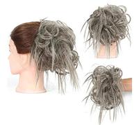 Chignon sintetico Scrunchies disordinati Fascia elastica Parrucchino riccio per le donne Fibra ad alta temperatura Capelli finti naturali Ciambella Chig-6AH613