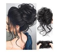 Chignon spettinato Chignon per Capelli Riccio Lungo e Ondulato Chignon per Capelli Scrunchie per Donne Chignon spettinato Pezzo per Capelli Chignon(