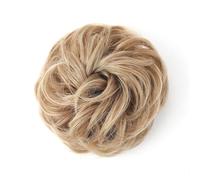 Chignon spettinato, chignon riccio ondulato, chignon sintetico, coda di cavallo, extension for capelli, chignon spesso, for donne(L)