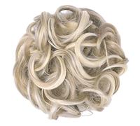 Chignon Spettinato per Donna 1pc Disordinato Bun Fetta di Capelli Sintetici Ricci Chignon Coda Cavallo Estensioni Dei Elastico Bungee Legami for L'uso Quotidiano Chignon Spettinato(14H613)