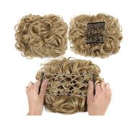 Chignon Spettinato per Donna Chignon disordinato for parrucche sintetiche, pettine for capelli elasticizzato facile, estensioni della coda di cavallo for le donne, con coulisse Chignon Spettinato(05)