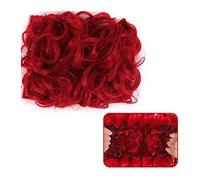 Chignon Spettinato per Donna Chignon disordinato Pezzi di capelli sintetico Coda cavallo Allungamento Parrucca riccia a pettine for accessori for da donna Chignon Spettinato(30)