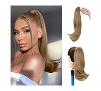 Chignon Spettinato per Donna Clip di estensione dei capelli della coda cavallo sintetica lunga 16" artiglio del panino riccio sintetico for l'uso quotidiano delle donne Chignon Spettinato(E)
