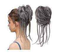 Chignon Spettinato per Donna Estensioni coda di cavallo chignon disordinato ciambella con elastici Bungee Curl Hair Bands Parrucche estensione for le donne Chignon Spettinato(4 60)