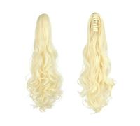 Chignon Spettinato per Donna Estensioni dei capelli della coda di cavallo del panino sintetico Parrucca ondulata lunga riccia da 22 pollici Clip artiglio Panino for Chignon Spettinato(SH88 613)