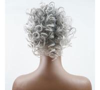 Chignon Spettinato per Donna Parrucca alla moda da donna Panino for capelli ricci soffici Pettine for corti Testa a sfera Coda di cavallo Estensione dei for sintetici Chignon Spettinato(08)