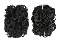 Chignon Spettinato per Donna Parrucca sintetica for chignon disordinato, pezzi di capelli, ricci ondulati, coda cavallo, estensioni for, pettine for, parrucca for da donna Chignon Spettinato(1)