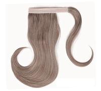 Chignon Spettinato per Donna Pettine for capelli a coda di cavallo avvolgente sintetico elasticizzato da 18 pollici Estensioni for lisci a Panino for for donna Chignon Spettinato(M12-613)