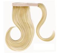 Chignon Spettinato per Donna Pettine for capelli a coda di cavallo avvolgente sintetico elasticizzato da 18 pollici Estensioni for lisci a Panino for for donna Chignon Spettinato(F22-613)