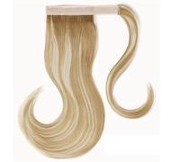 Chignon Spettinato per Donna Pettine for capelli a coda di cavallo avvolgente sintetico elasticizzato da 18 pollici Estensioni for lisci a Panino for for donna Chignon Spettinato(F24-613)