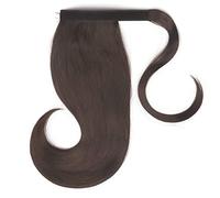 Chignon Spettinato per Donna Pettine for capelli a coda di cavallo avvolgente sintetico elasticizzato da 18 pollici Estensioni for lisci a Panino for for donna Chignon Spettinato(4)
