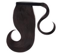 Chignon Spettinato per Donna Pettine for capelli a coda di cavallo avvolgente sintetico elasticizzato da 18 pollici Estensioni for lisci a Panino for for donna Chignon Spettinato(2)