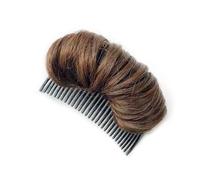 Chignon spettinato, Pettine a cuscino invisibile for capelli sintetici - Il massimo volume for lo styling dei chignon Chignon per capelli(Brown)