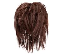 Chignon spettinato sintetico, capelli finti, ricci, ciambella, chignon, updo, fasce, coda, elastico, capelli biondi, for donna(R)